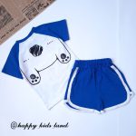 تیشرت شلوارک بچگانه فانتزی وارداتی مناسب سیسمونی 6ماه تا1/5سال رنگ مشکی کدکالا : H2201 - Image 5