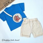 لباس بچگانه تابستانه ست تیشرت و شلوارک کدکالا : H2305 - Image 6