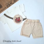 لباس بچگانه تابستانه ست تیشرت و شلوارک کدکالا : H2305 - Image 5