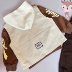 ست سه تکه هودی شلوار و ژیله پسرانه وارداتی کدکالا:H2372 - Image 3