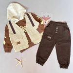 ست سه تکه هودی شلوار و ژیله پسرانه وارداتی کدکالا:H2372 - Image 12