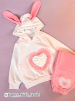 ست هودی شلوار دخترانه فانتزی وارداتی کدکالا : H2392 - Image 2